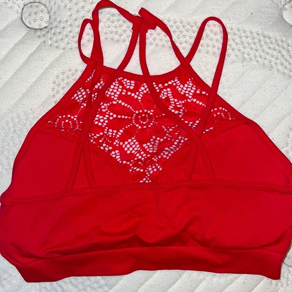**BRAND NEW Without Tags Red Lace Bralette** - Picture 2 of 4